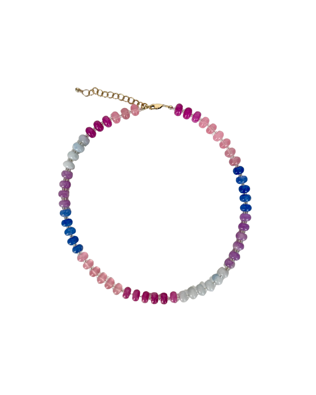 Cotton Candy Necklace (5MM x 8MM Beads)
