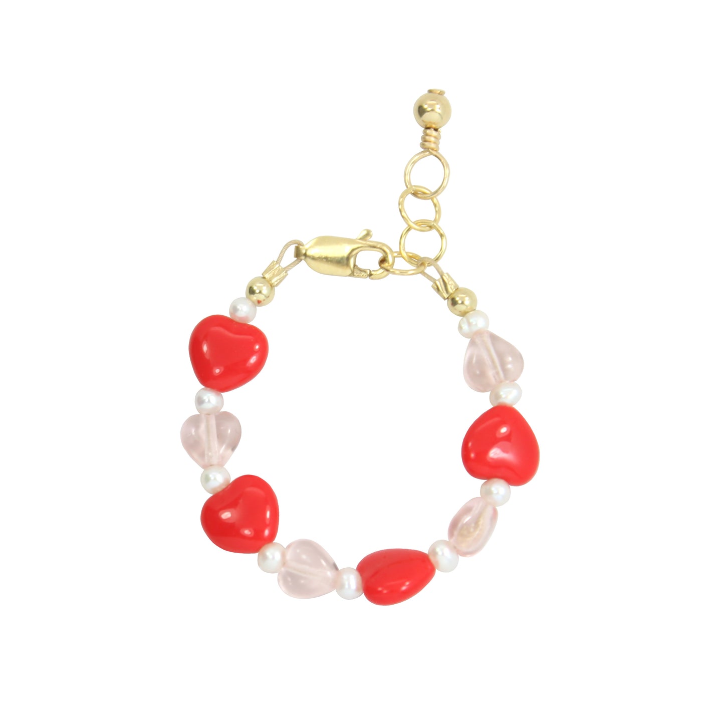 XOXO Baby Bracelet (4MM + 6MM beads)
