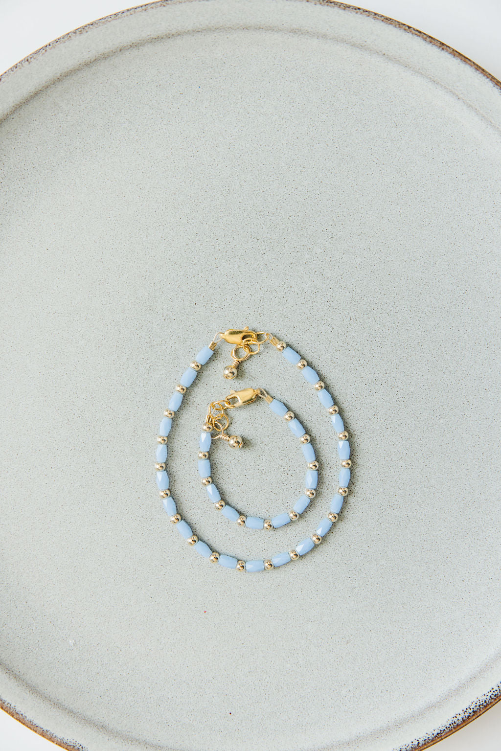 Harbor Mom + Mini Bracelet Set (3MM + 4MM Beads)