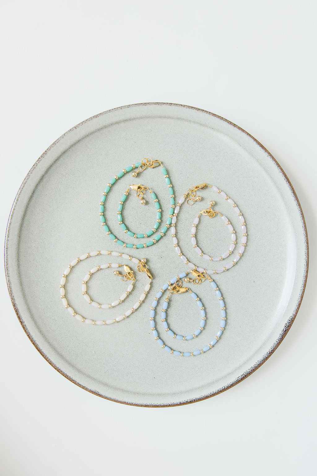 Harbor Mom + Mini Bracelet Set (3MM + 4MM Beads)