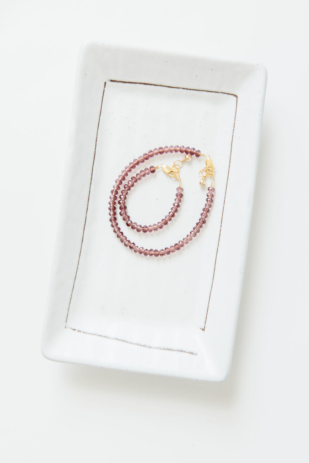 Orchid Bracelet (4MM Beads)