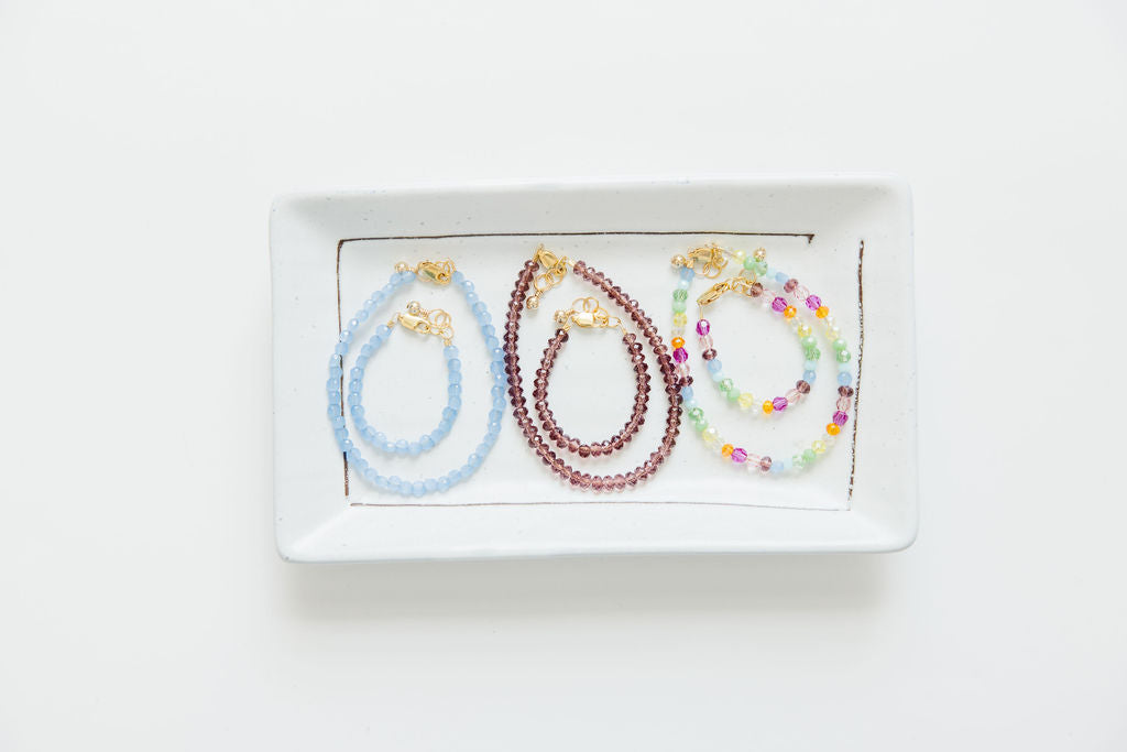 Orchid Bracelet (4MM Beads)