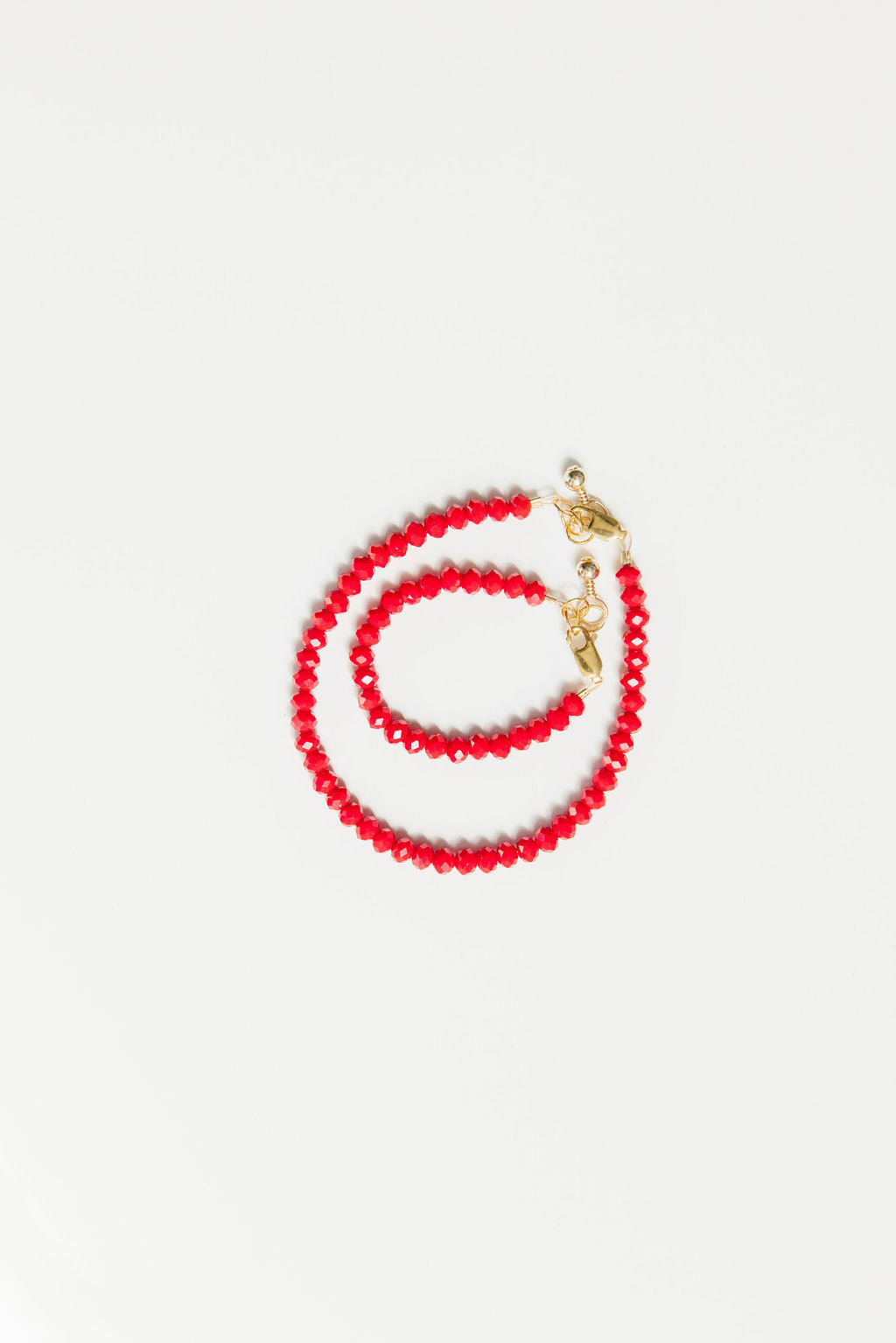 Berry Mom + Mini Bracelet set (4MM Beads)