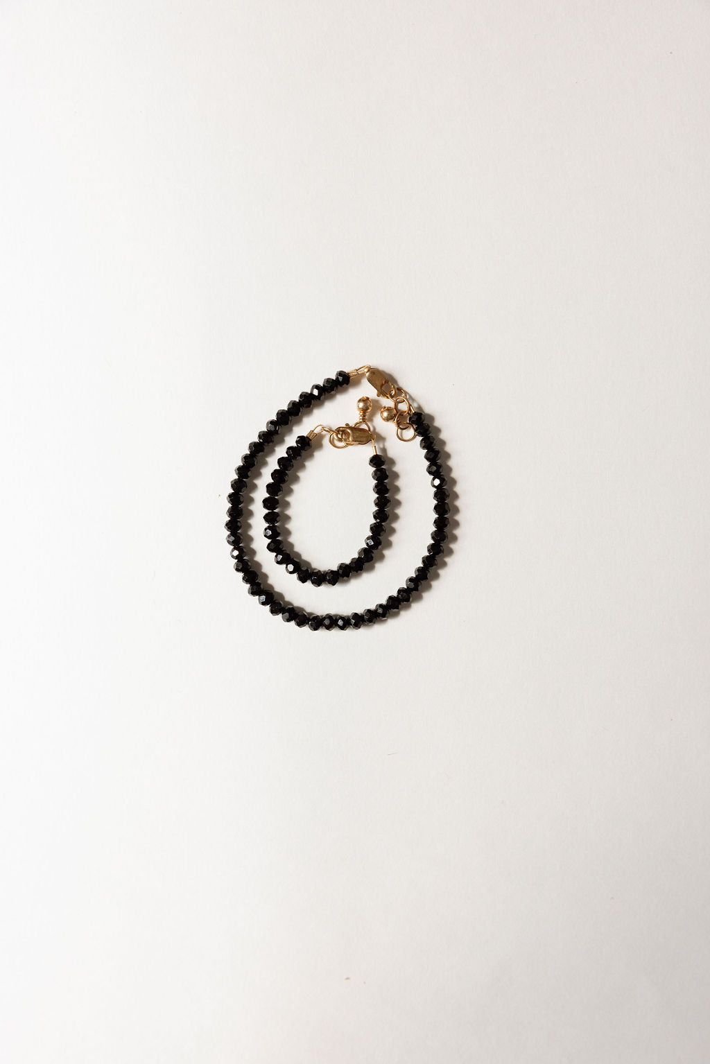 Midnight Mom + Mini Bracelet Set (4MM Beads)