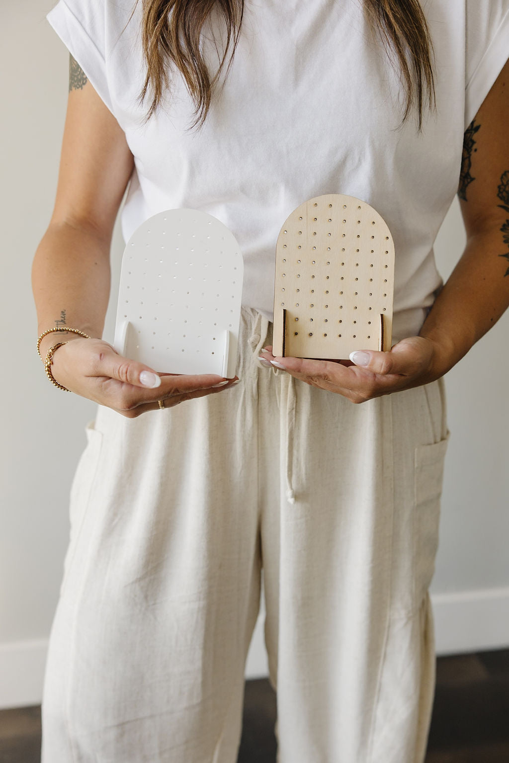 GEMS Earring Holder (Wood)