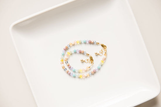 Sprout Mom + Mini Bracelet set (4MM Beads)