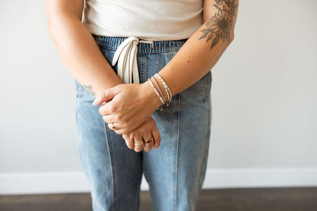 Marina Bracelet (3MM + 4MM beads)