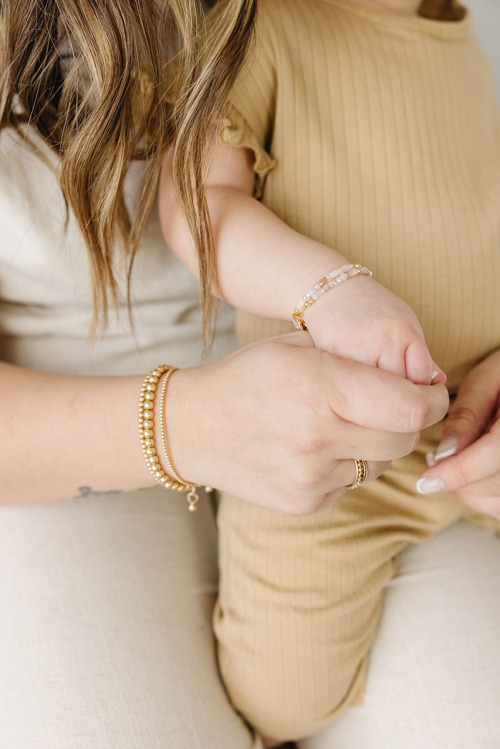 Golden Hour Bracelet (4MM Beads)