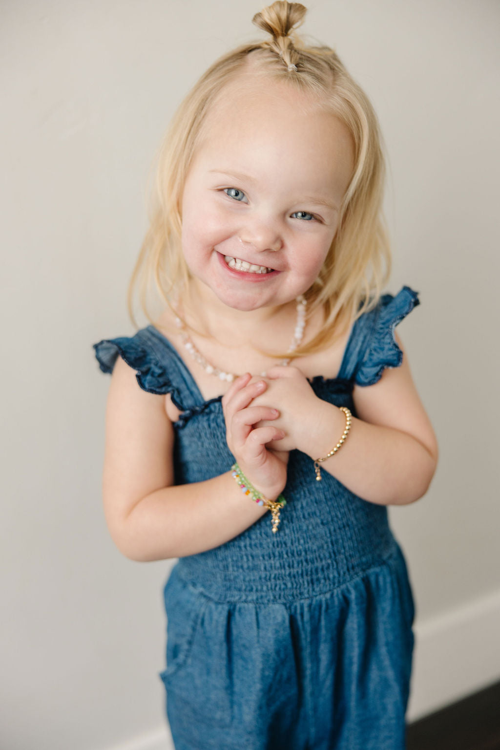Sprinkle Mom + Mini Bracelet Set (4MM Beads)