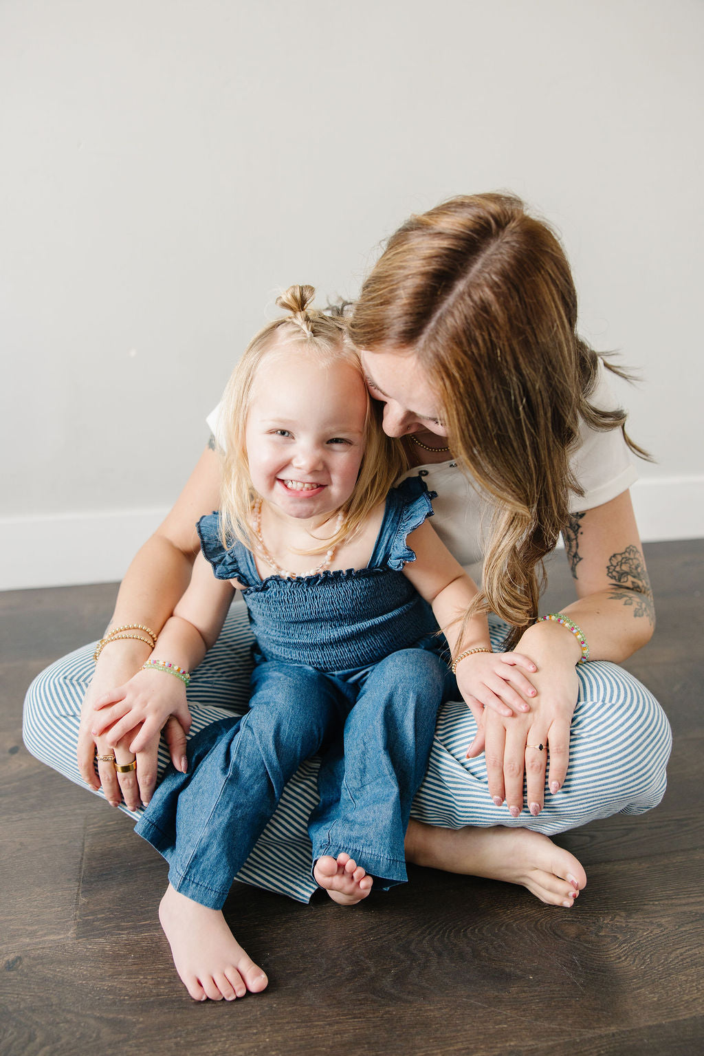 Sprinkle Mom + Mini Bracelet Set (4MM Beads)
