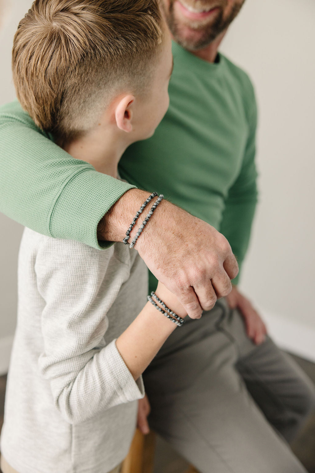 Granite Matte Bracelet (4MM Beads)