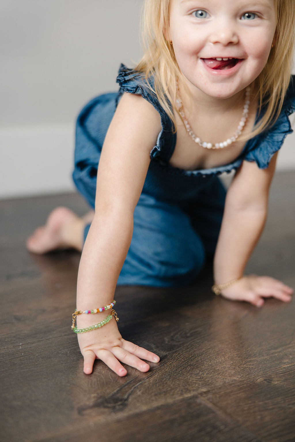 Sprinkle Mom + Mini Bracelet Set (4MM Beads)