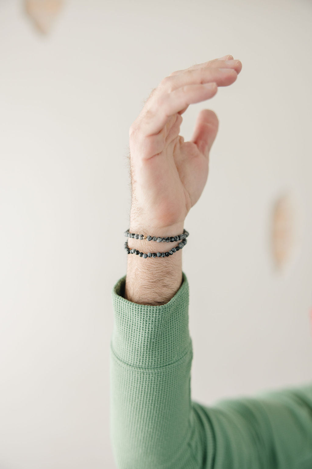 Granite Matte Bracelet (4MM Beads)