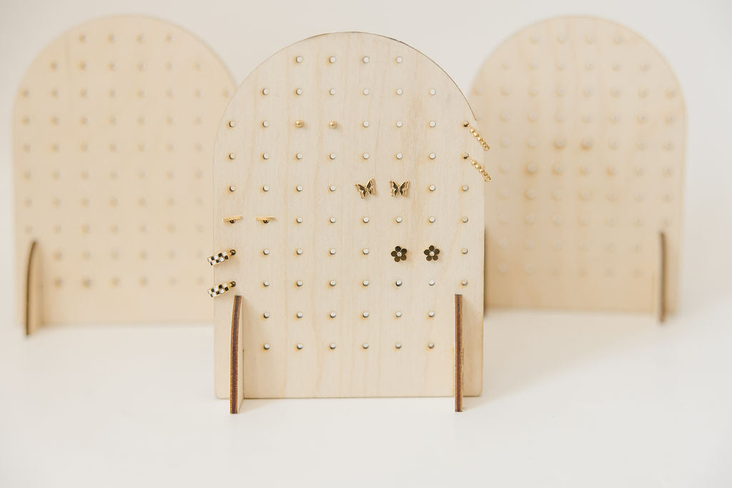 GEMS Earring Holder (Wood)