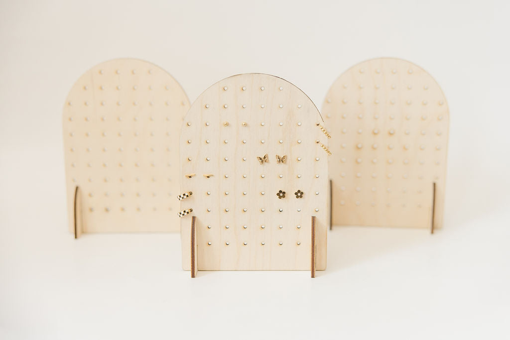 GEMS Earring Holder (Wood)