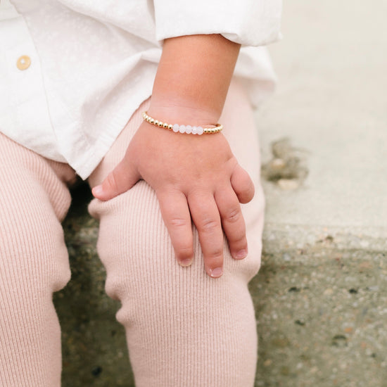Rosie Baby Bracelet (3MM + 4MM beads)