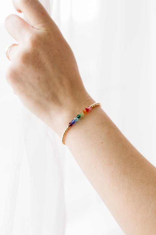 Hazel Adult Bracelet (3MM + 4MM beads) – gemsbylaura