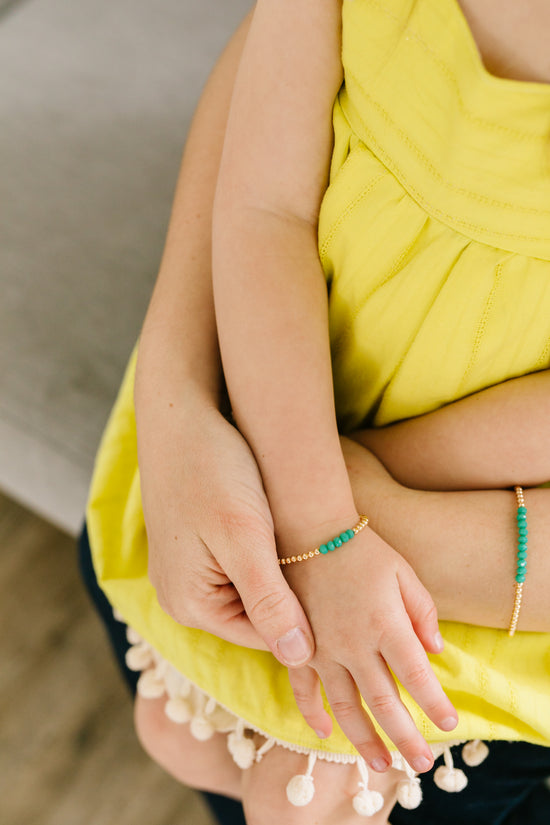 Elizabeth Baby Bracelet (4MM beads)