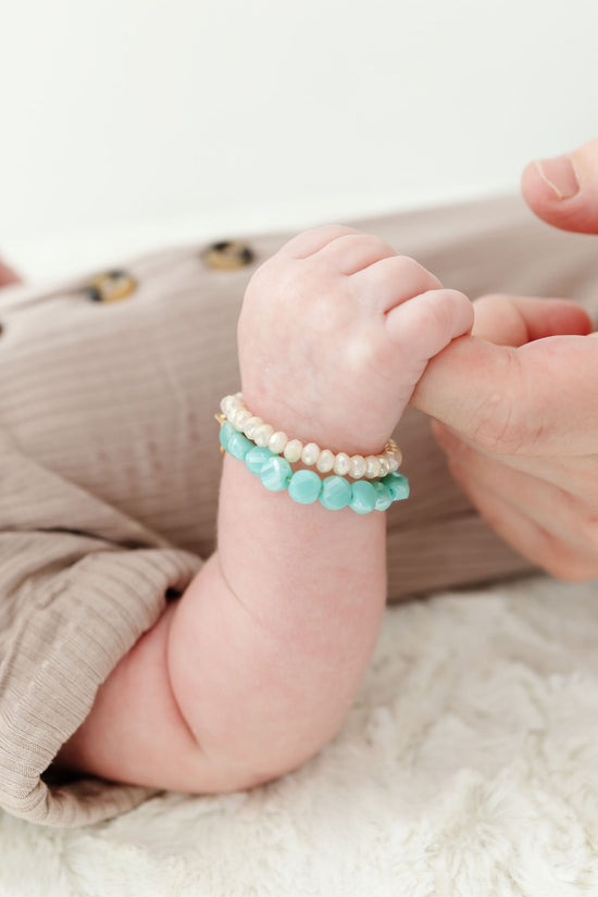 Jasmine Baby Bracelet Two-Pack (4mm+6mm beads)