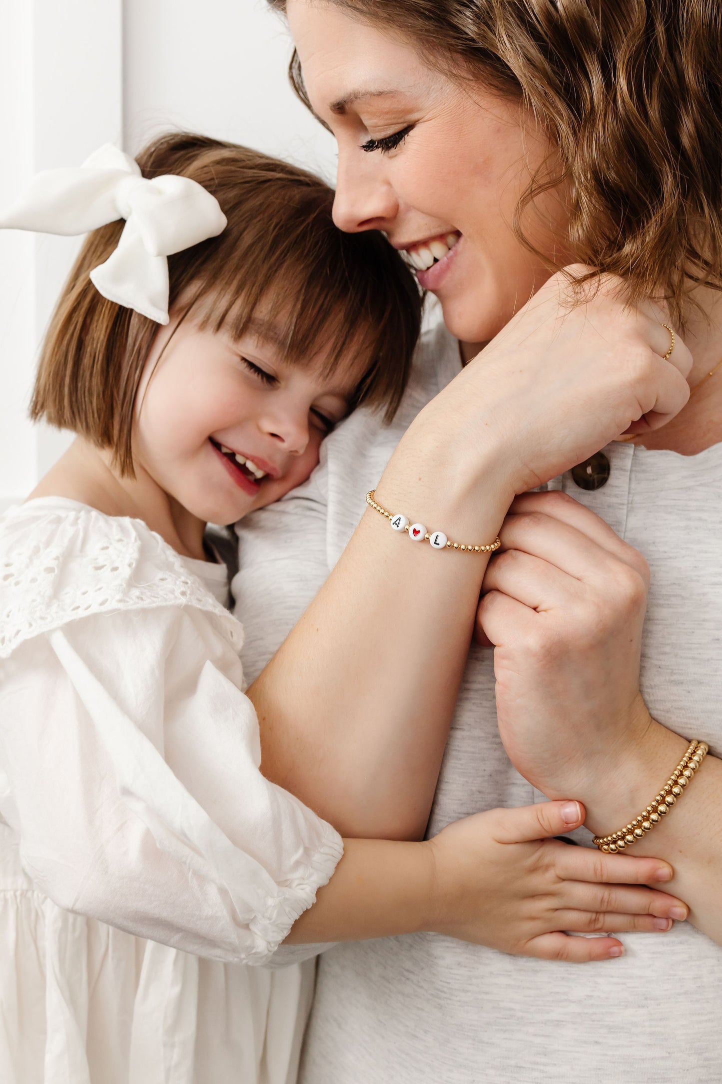 Newborn Baby Bracelet - Little Girl Bracelets - Toddler Girl Bracelet -  Personalized Baby Bracelet - Infant Jewelry - Block Letter Bracelets - Name  Bracelets for Baby - FREE Gift Box