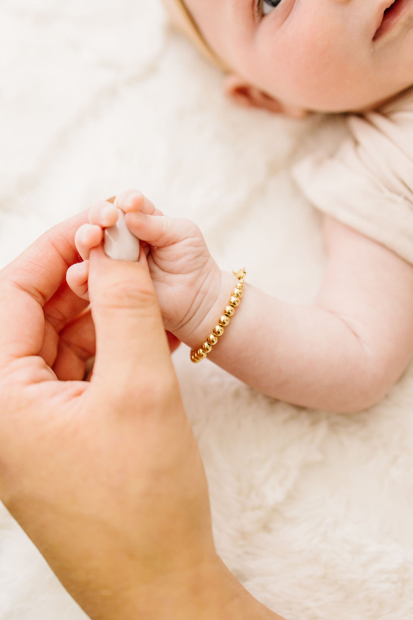 Baby Baptism Bracelet-christening Gift-baptism Gift-newborn - Etsy