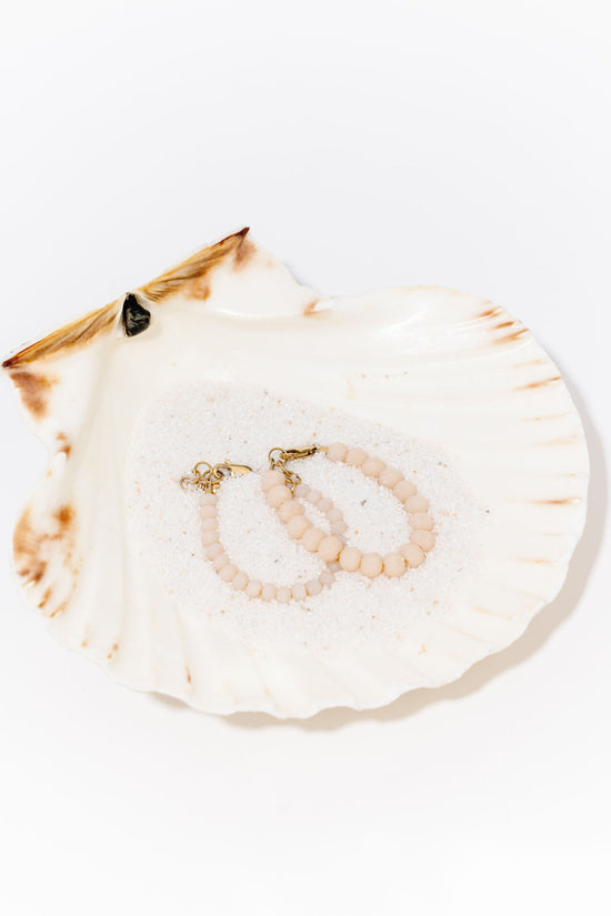 Seashell Baby Bracelet (6MM beads)