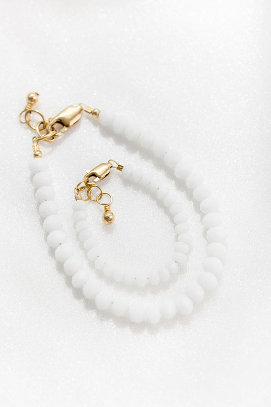 Glacier Mom + Mini Bracelet Set (6MM Beads)