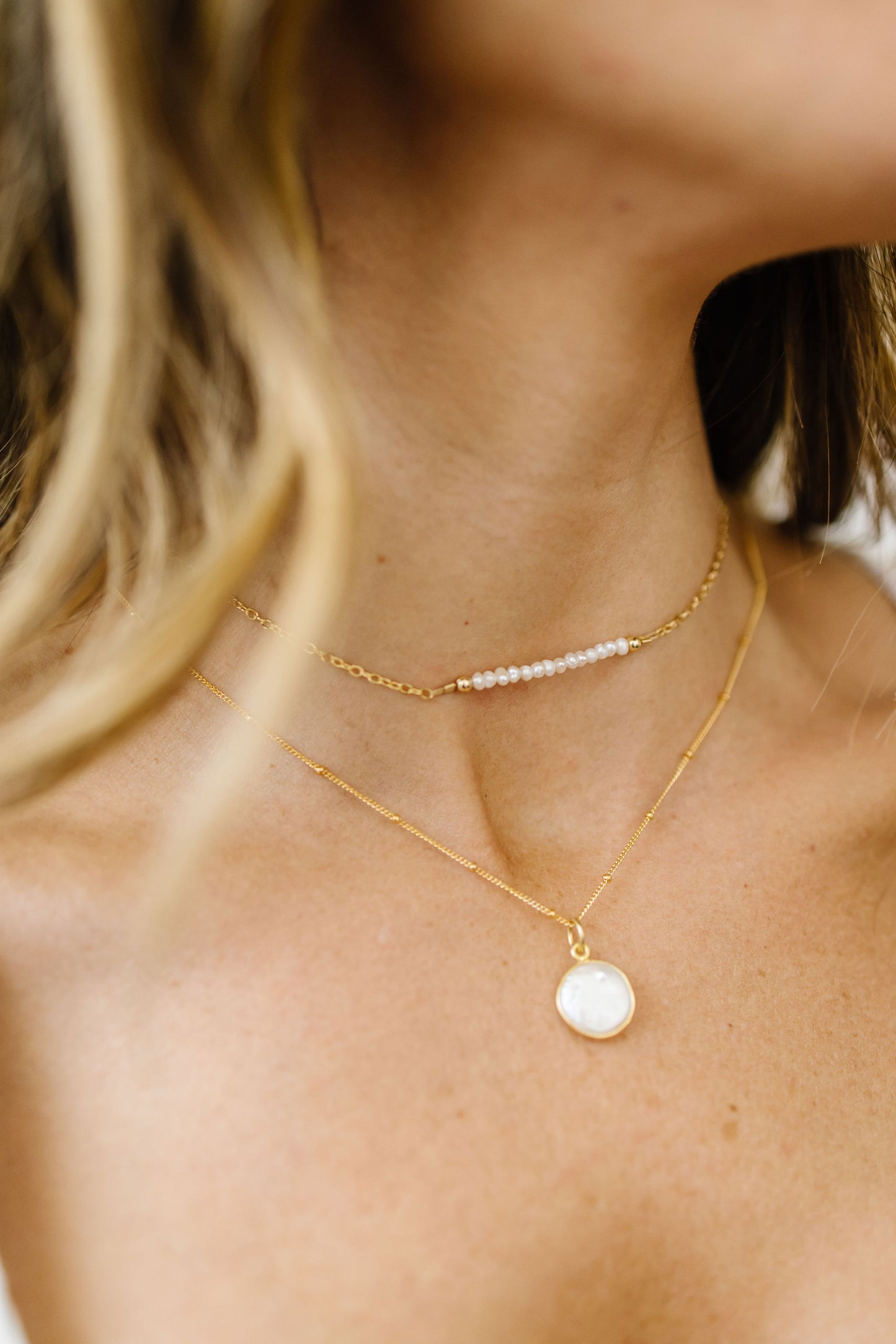 Mini Freshwater Pearl Choker Necklace