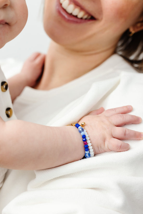 Luisa Baby Bracelet Two-Pack (4MM + 6MM Beads)