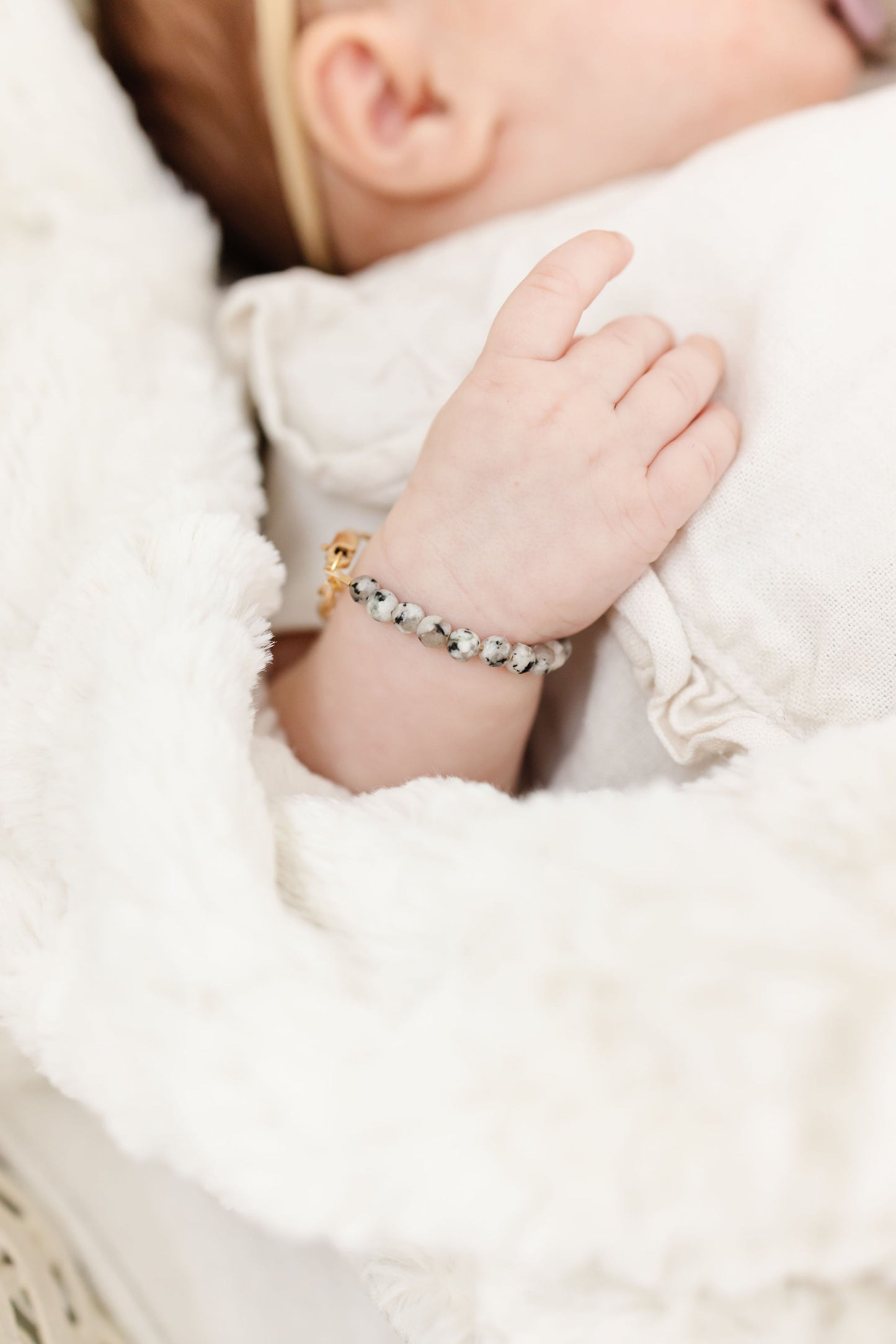 Quarry Baby Bracelet (4MM beads)