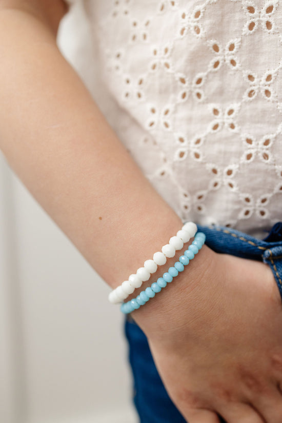 Glacier Baby Bracelet (6MM beads)