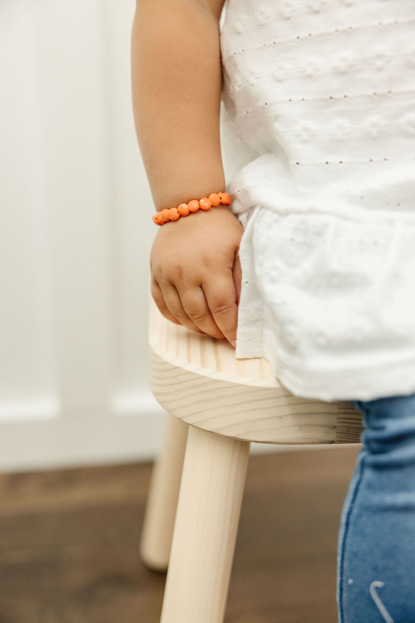 Tangerine Baby Bracelet (6MM beads)