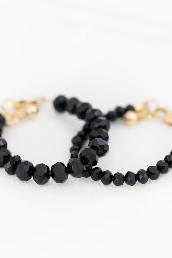 Midnight Baby Bracelet (6MM beads)