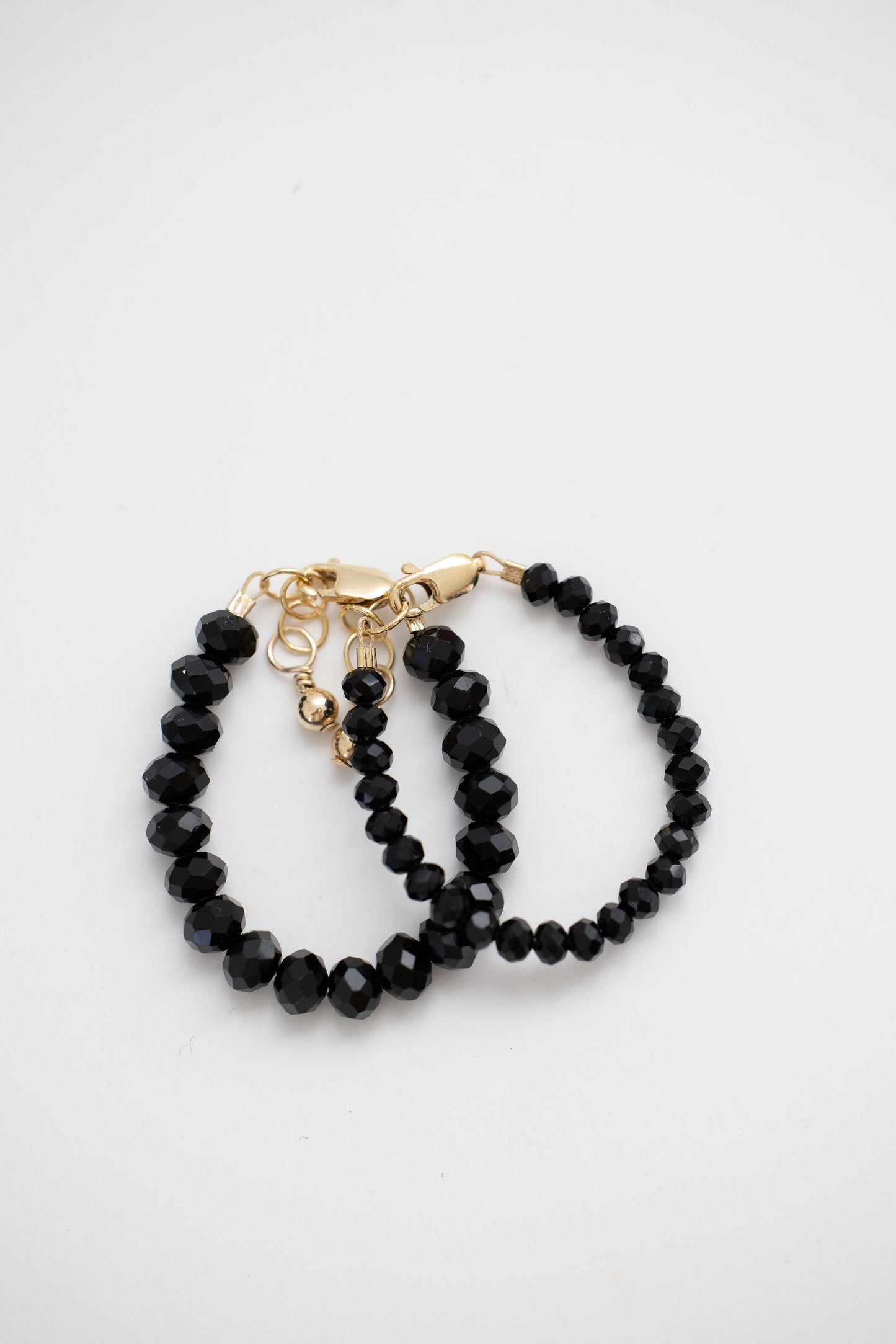 Midnight Baby Bracelet (6MM beads)