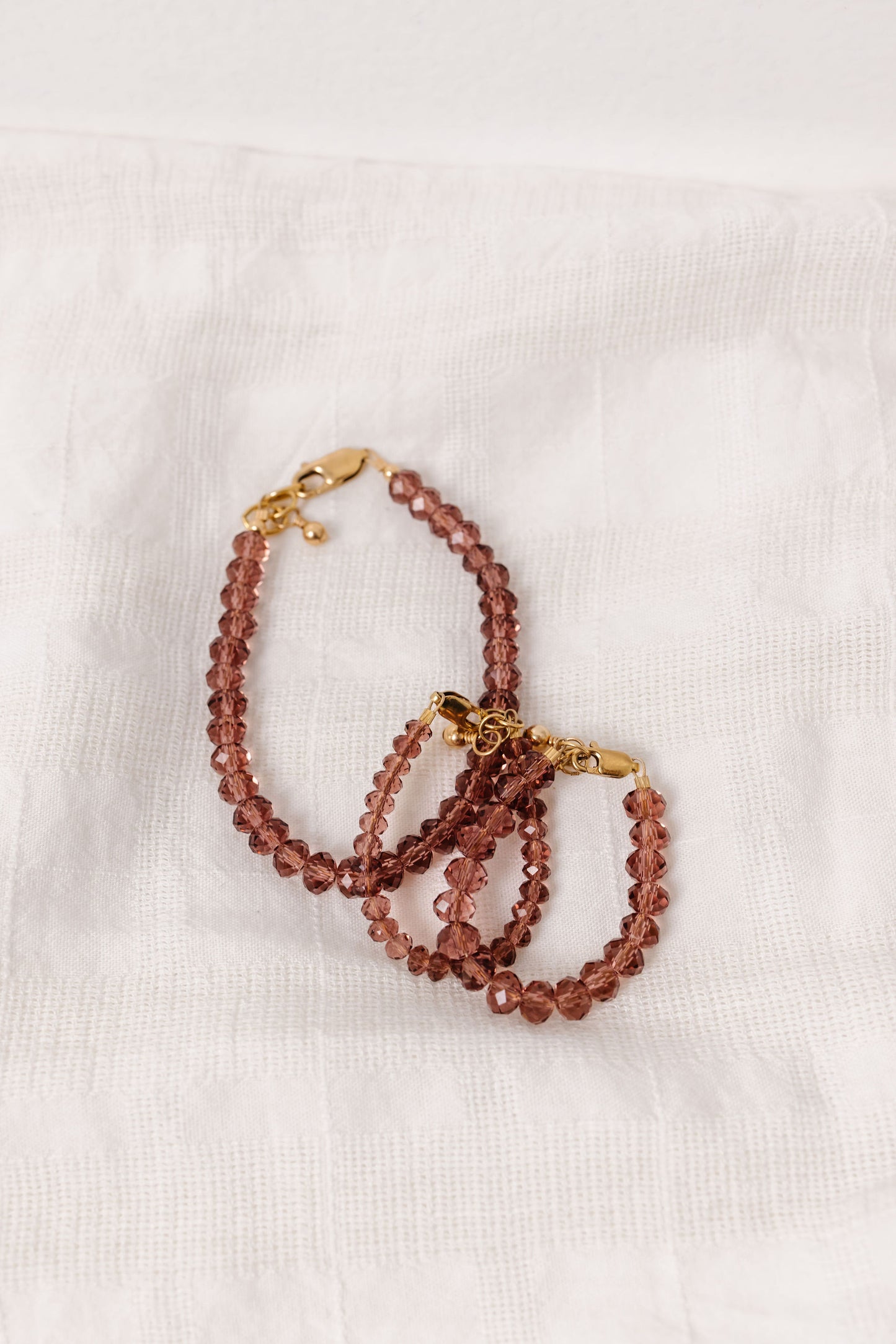Orchid Bracelet (4MM Beads)