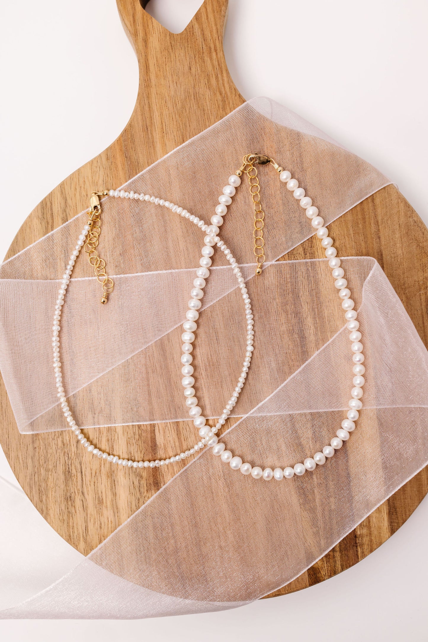 Freshwater Pearl Necklace (6MM Beads)