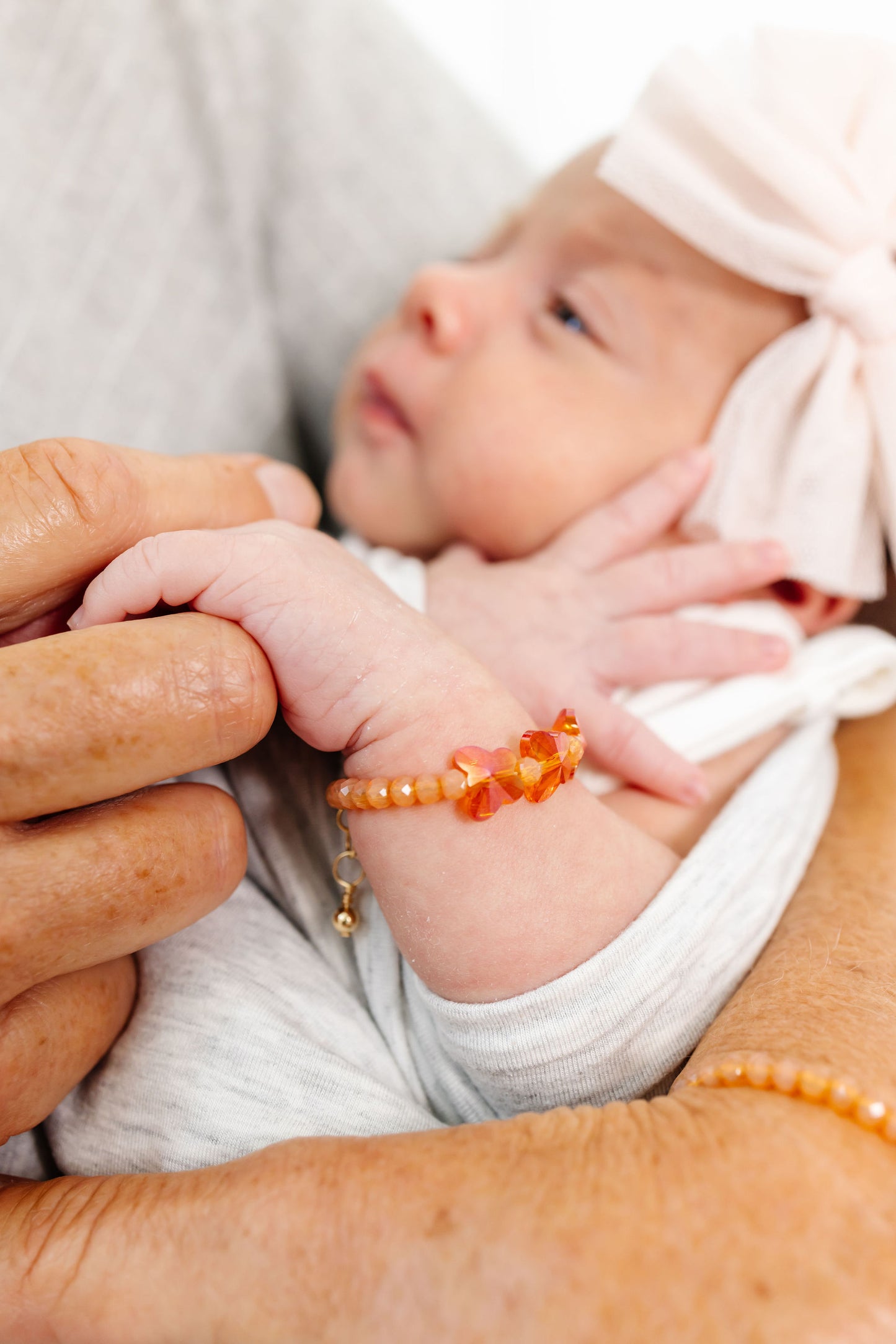 Monarch Baby Bracelet (4MM + 8MM beads)