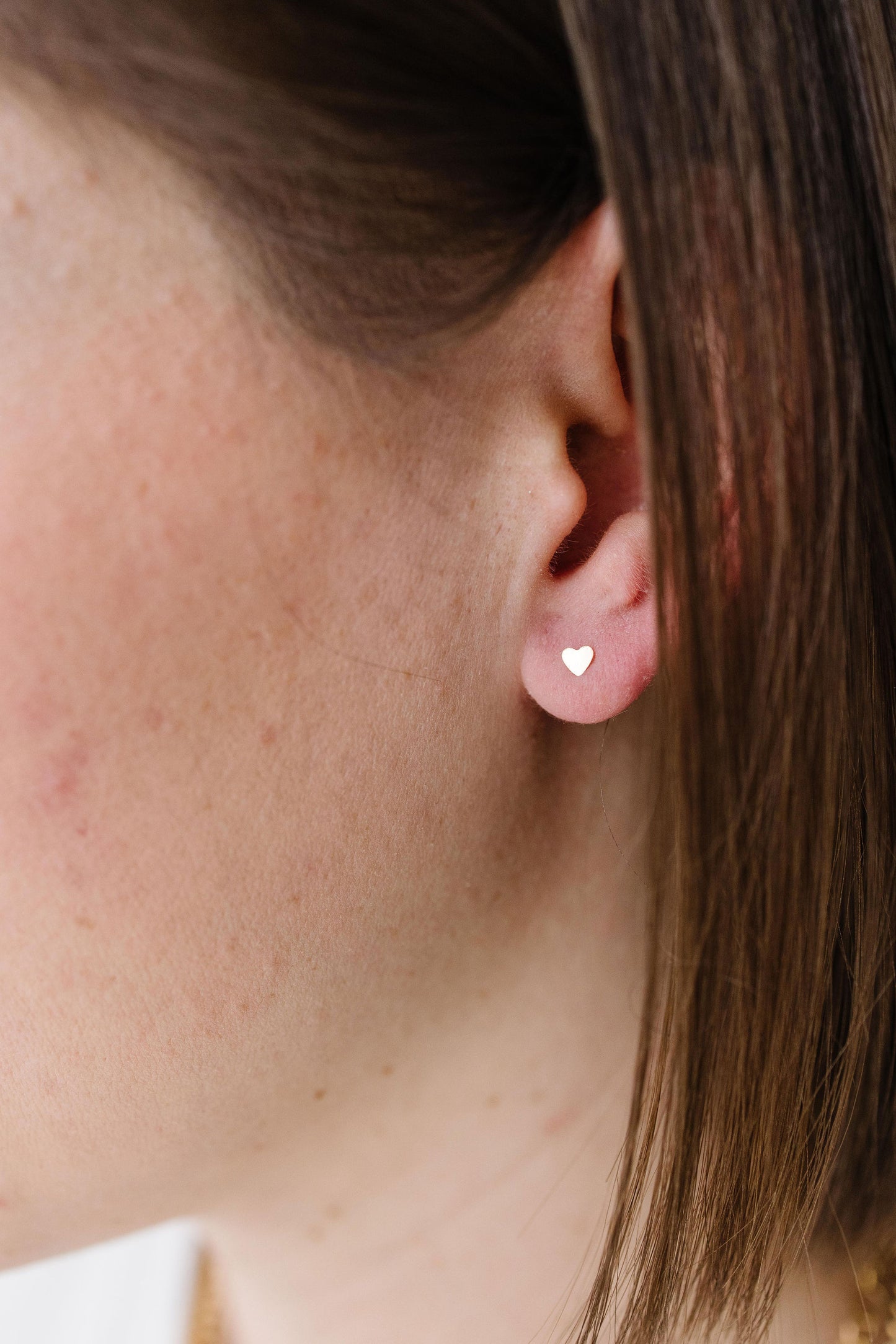 Tiny Heart Earrings, Beth Jewelry