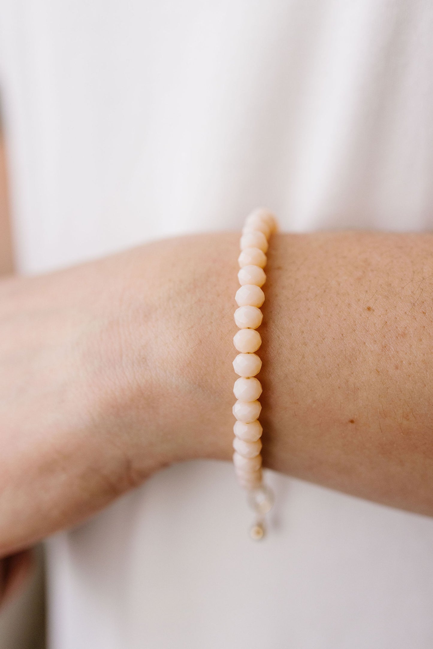 Seashell Adult Bracelet (6MM beads)