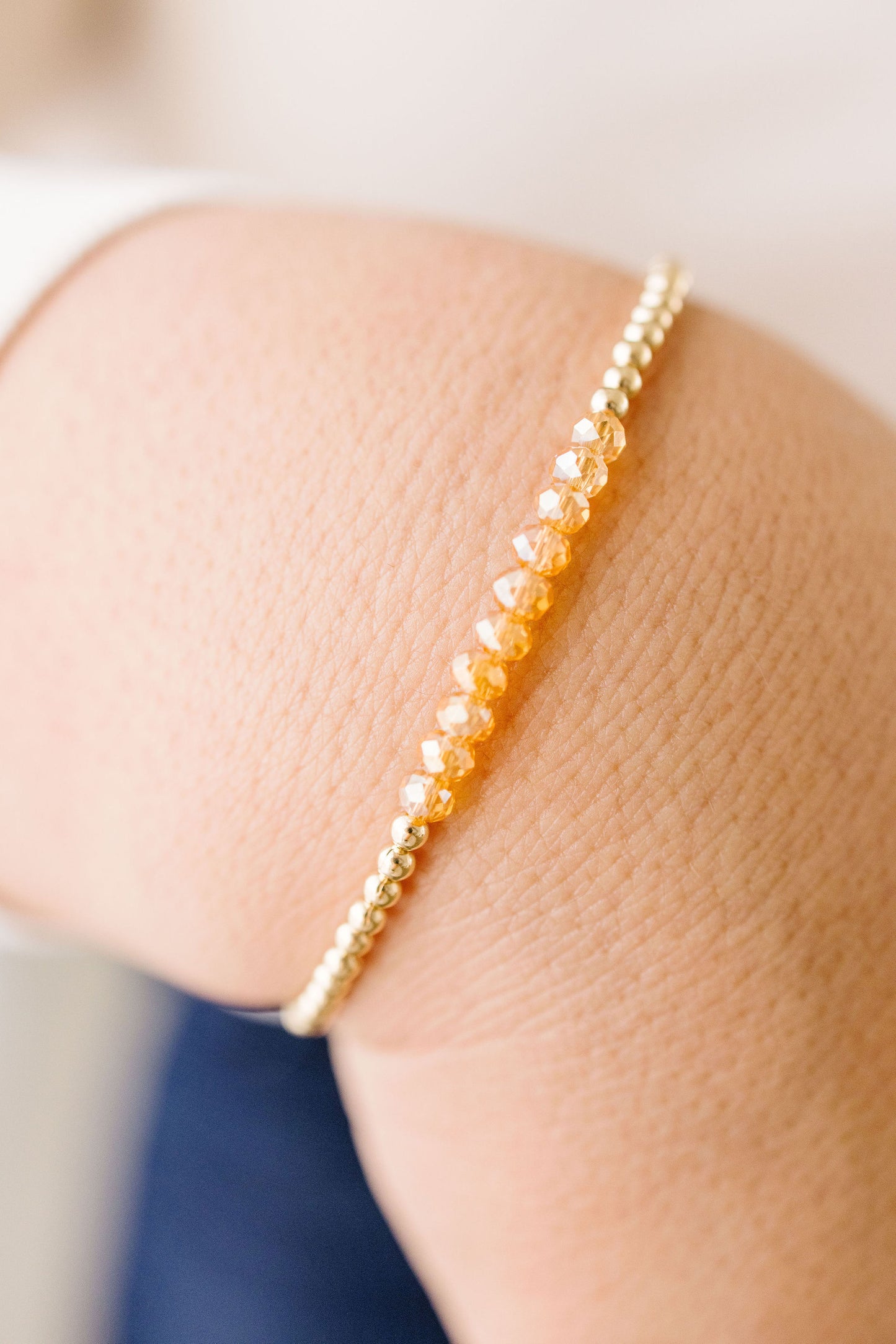 Sunny Adult Bracelet (3MM + 4MM beads)