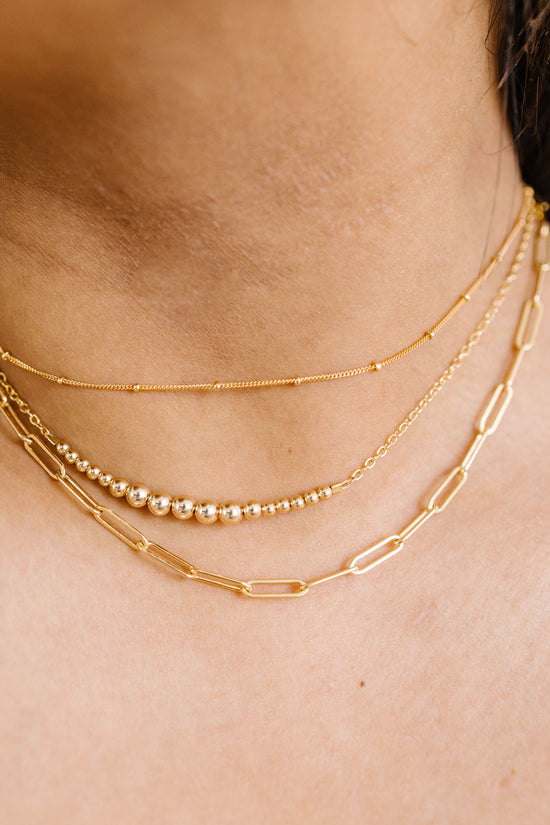 Kindness Arc Choker Necklace + Chain Bracelet Set