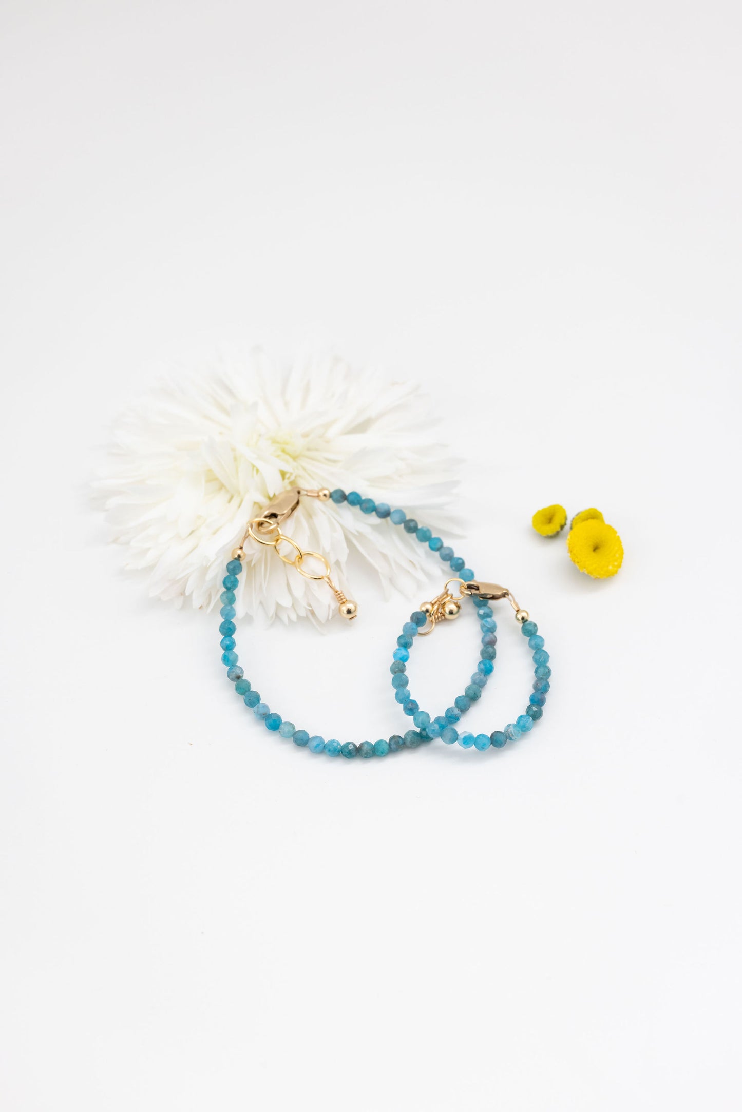 Fiji Mom + Mini Bracelet set (4MM Beads)
