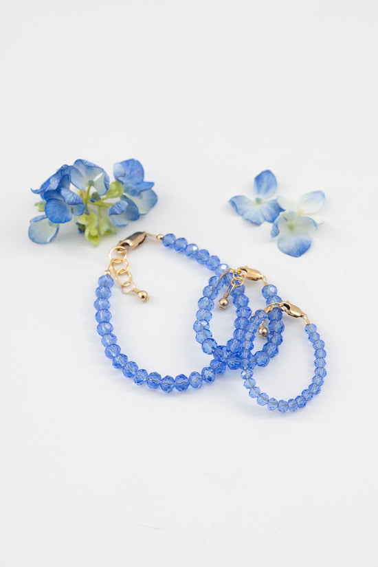 Paris Mom + Mini Bracelet set (6MM Beads)