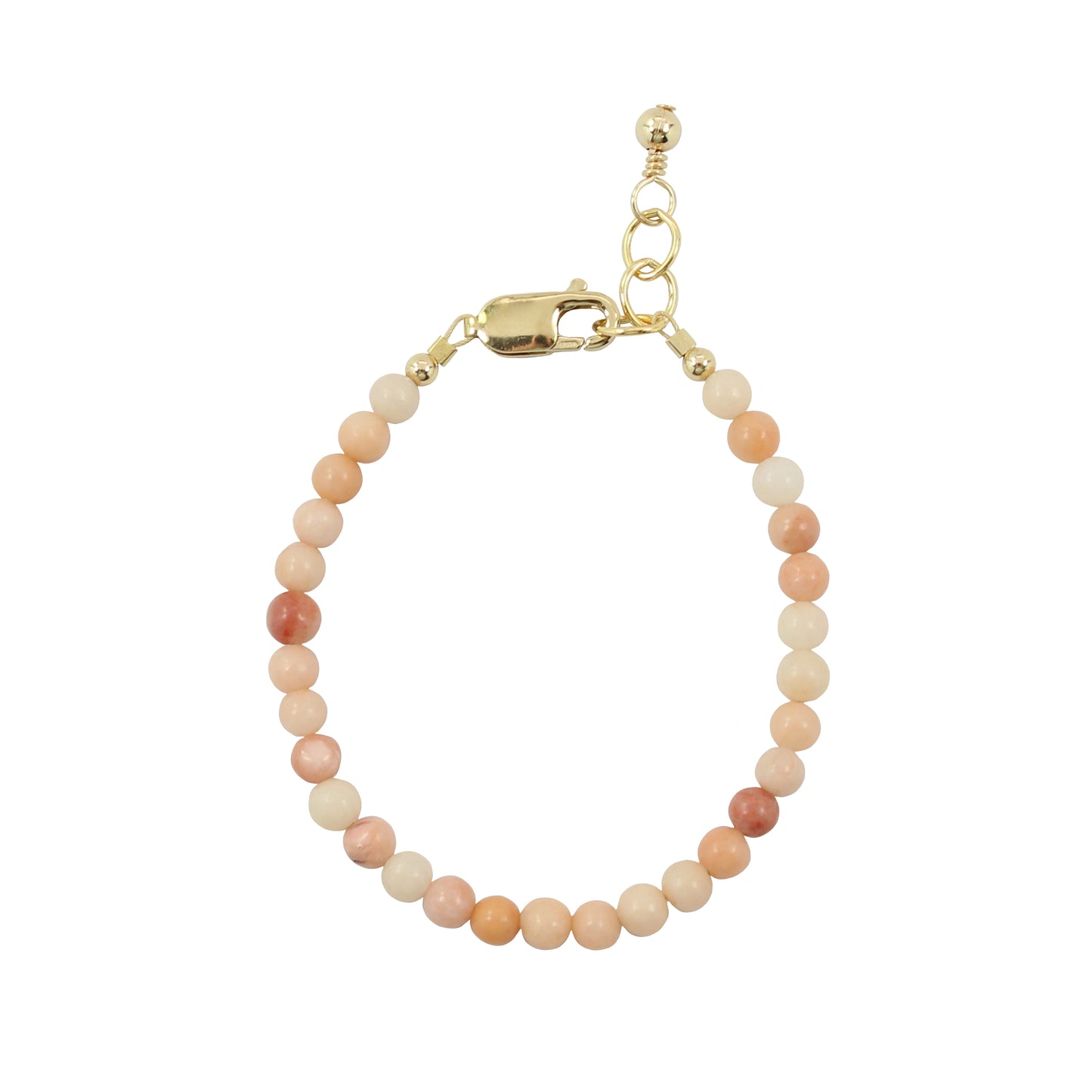 Apricot Adult Bracelet (4MM beads)