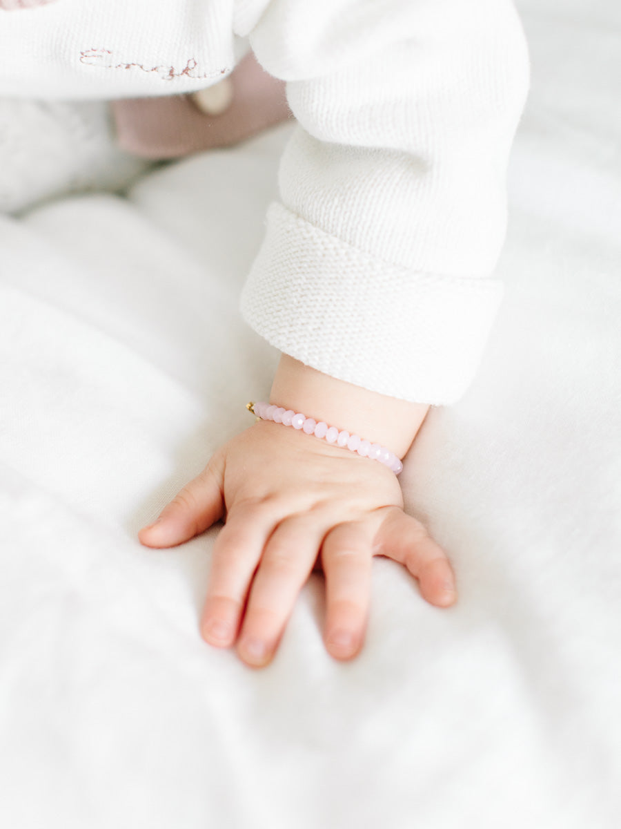 Blush Baby Bracelet (4MM beads)
