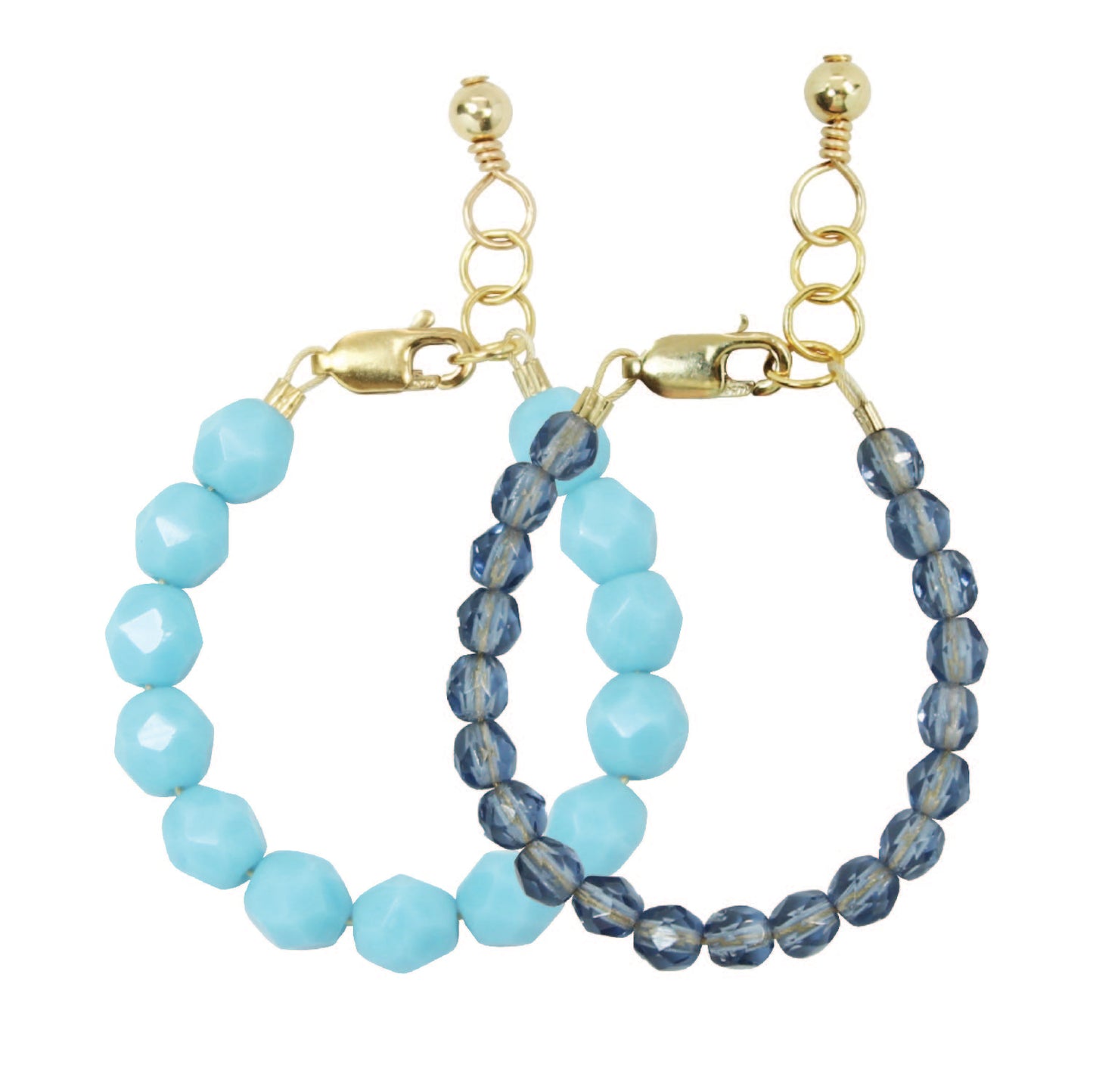 Bluey Baby Bracelet Two-Pack (4MM + 6MM Beads)
