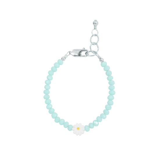 Daisy Adult Bracelet (Capri 4MM Beads)