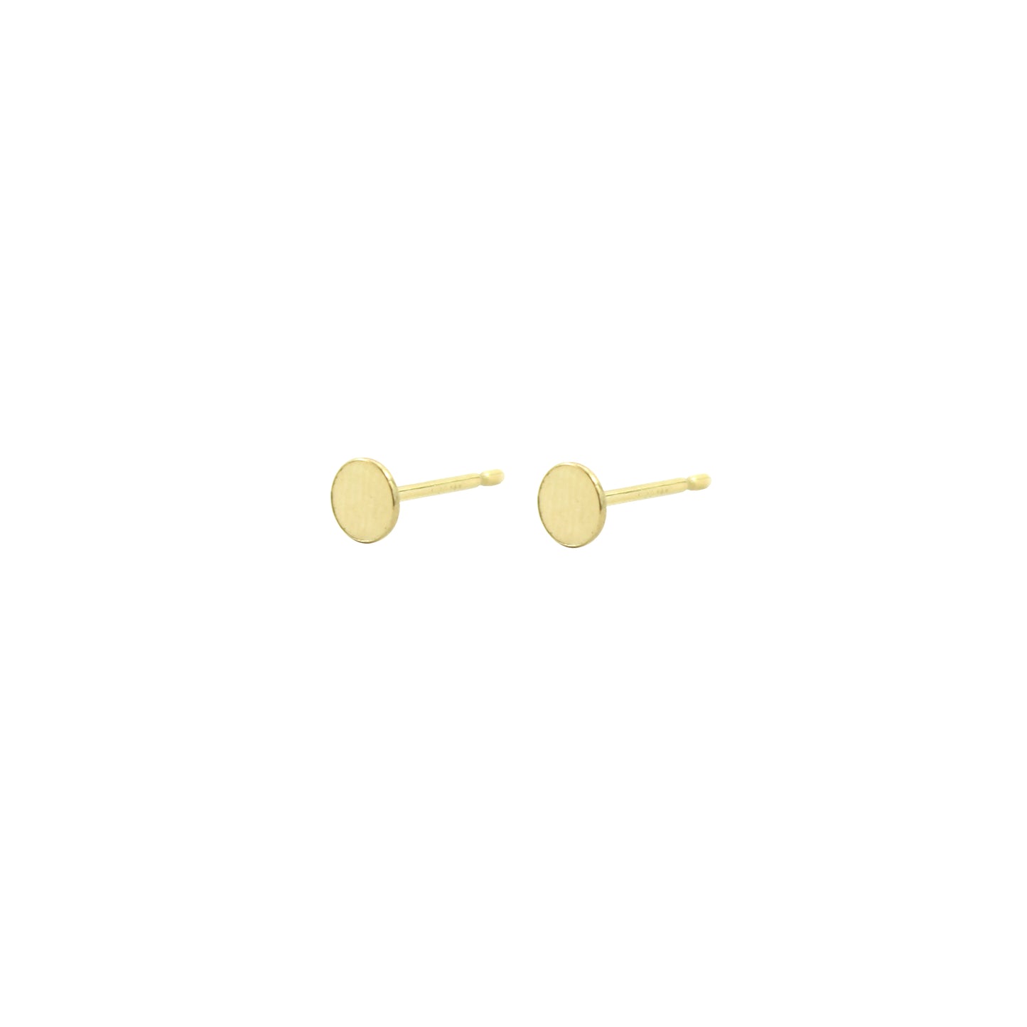 confetti earring. gold filled dot earring. gold filled dot stud earring.  gold dot stud. gems by Laura.