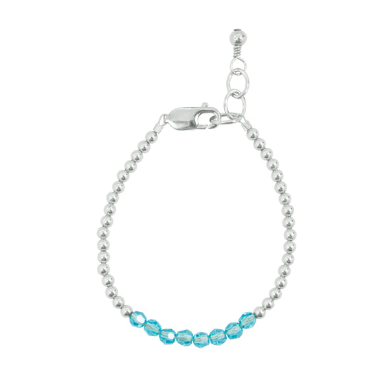 December Birthstone Adult Bracelet (4MM beads)