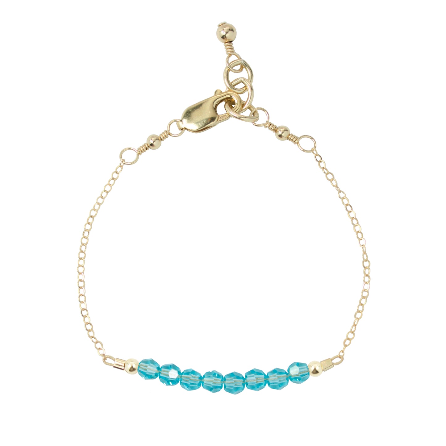 December Adult Chain Bracelet (4MM beads)